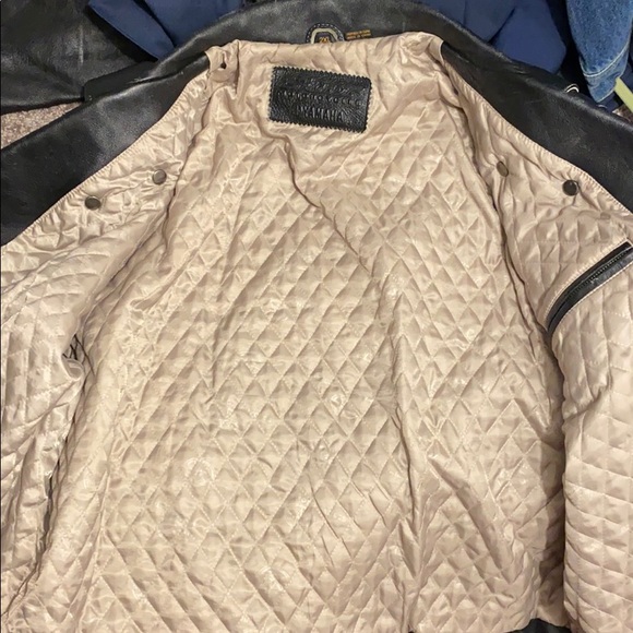 Yamaha leather motorcycle jacket